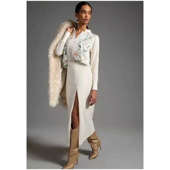 Tiny | Anthropologie Hartford Embroidered Top, Ivory/ Cream, Size XS - Picture 10 of 10